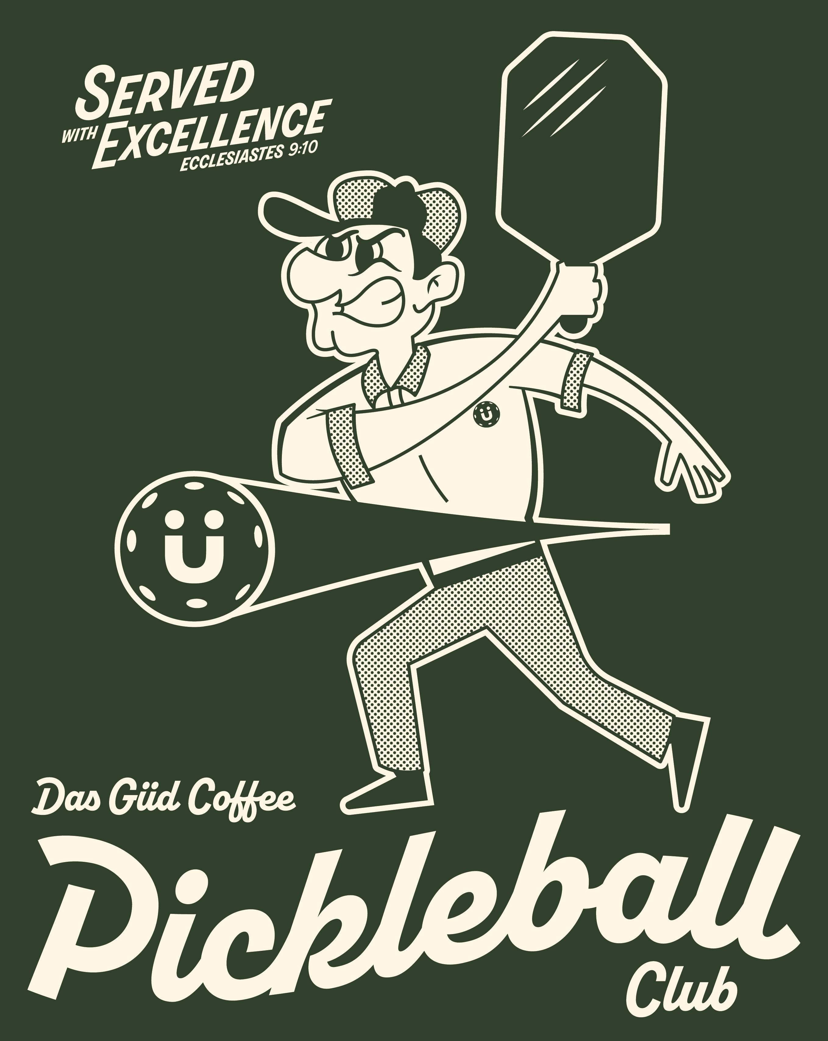 Das Gud Coffee Pickleball Club T-shirt