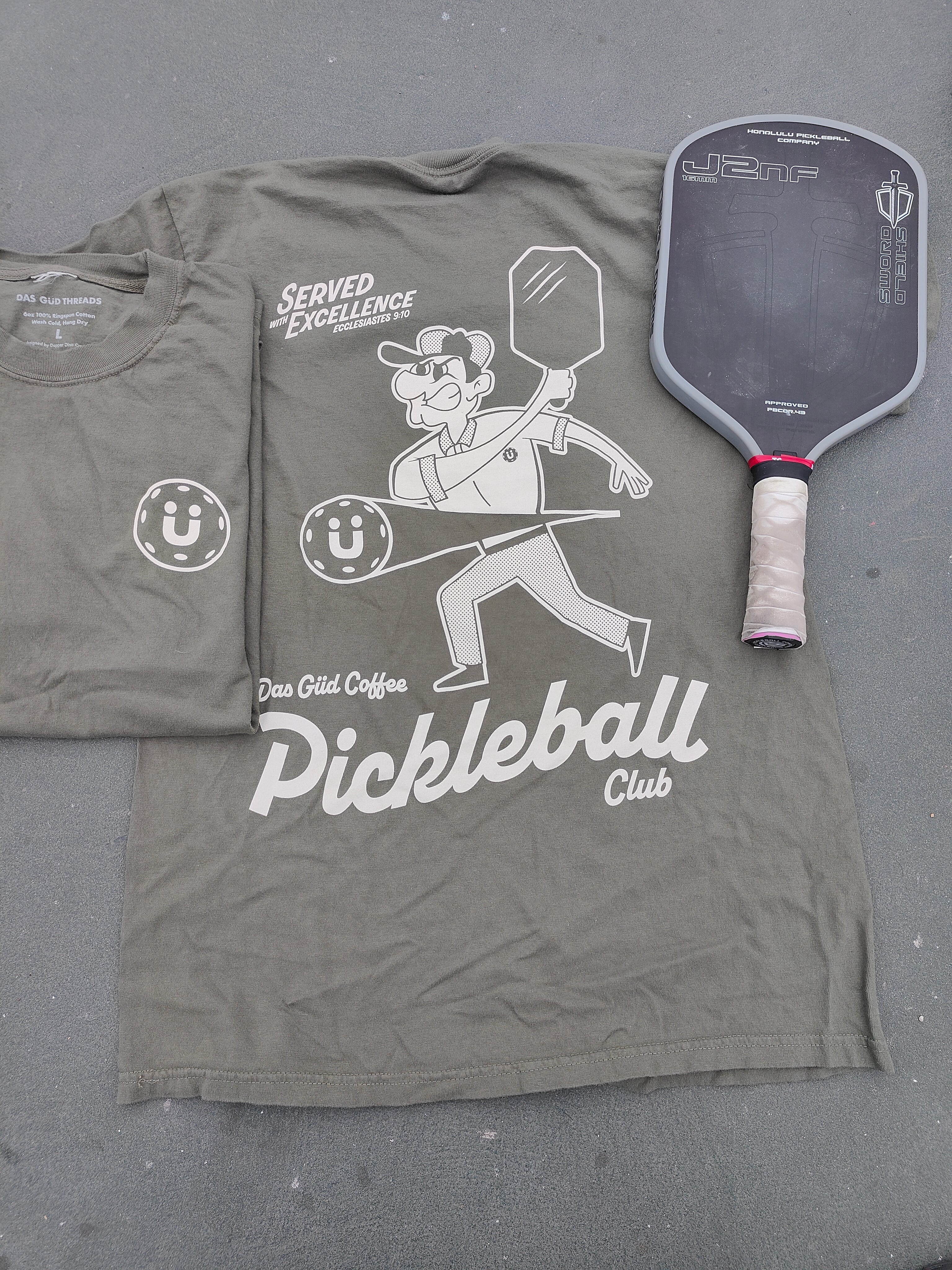 Das Gud Coffee Pickleball Club T-shirt